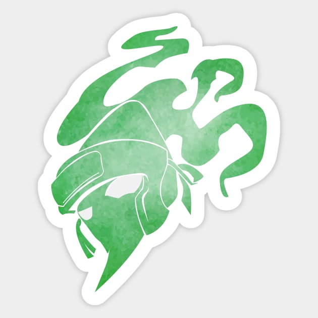 Tokageroh Spirit [GREEN] Sticker by cobaltoast